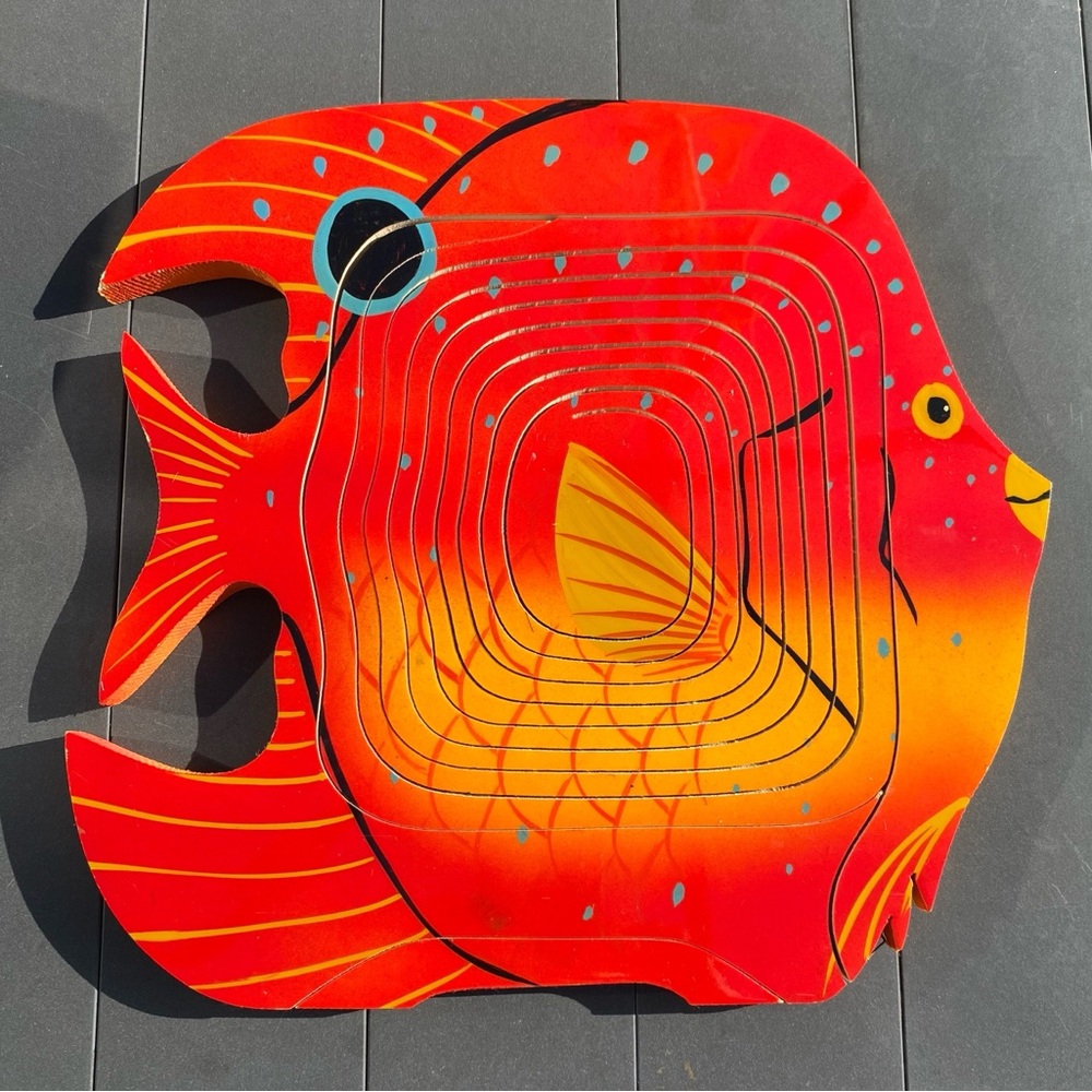 Decorative wood piece.